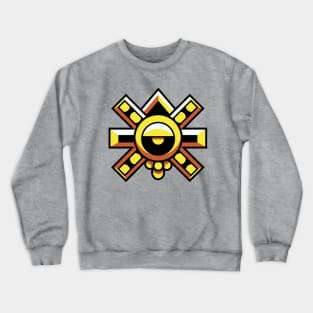 Mexican God Sun Symbol Crewneck Sweatshirt